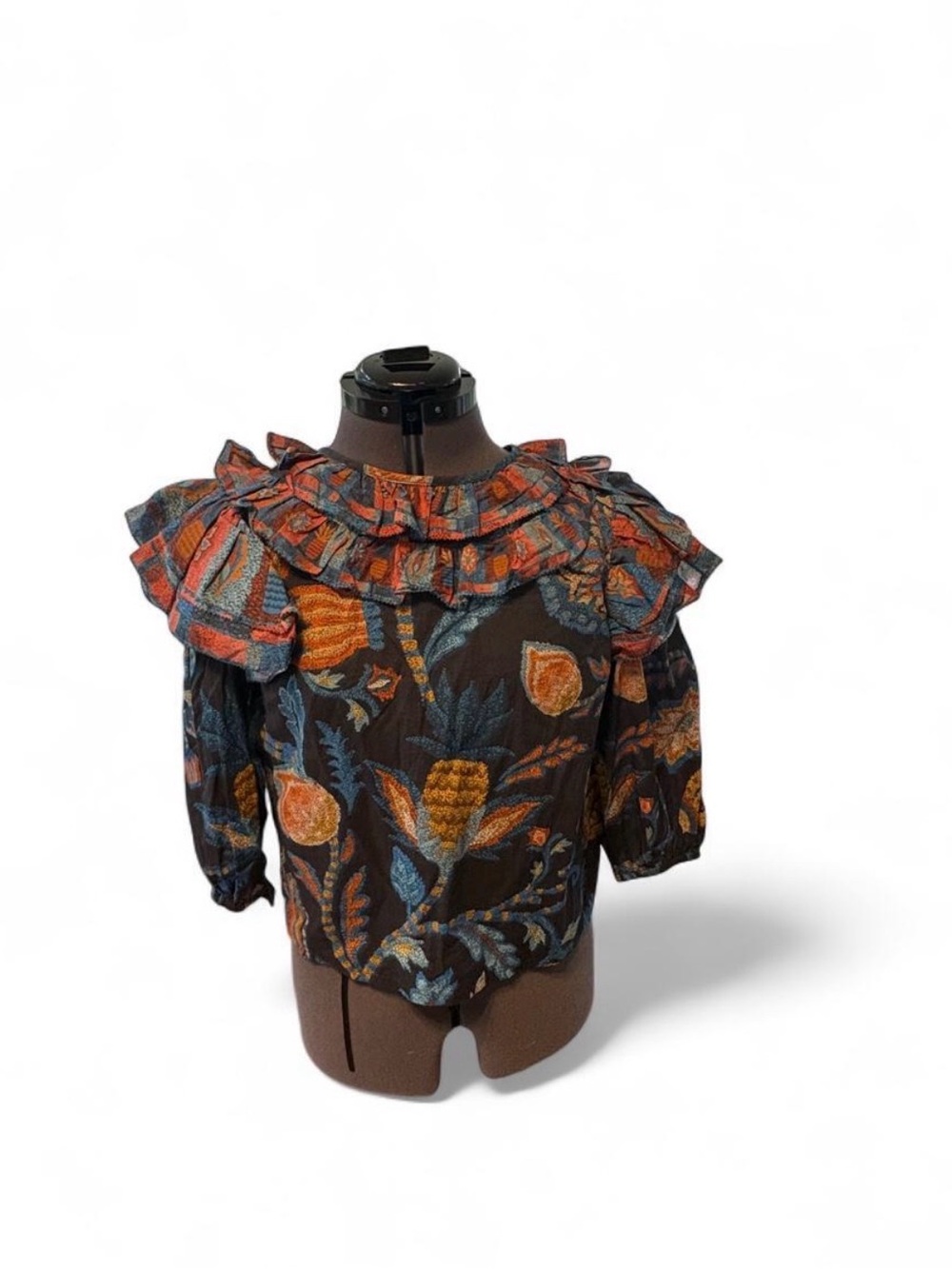 FARMRIO Sunset Tapestry Multicolor Sunset Logo Top - XS